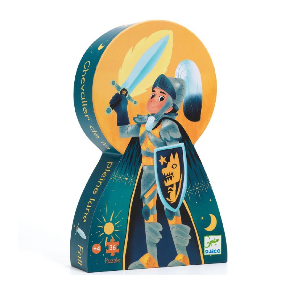 Puzzle Siluetas 42x30cm 36 Pcs 4+ - Caballero 