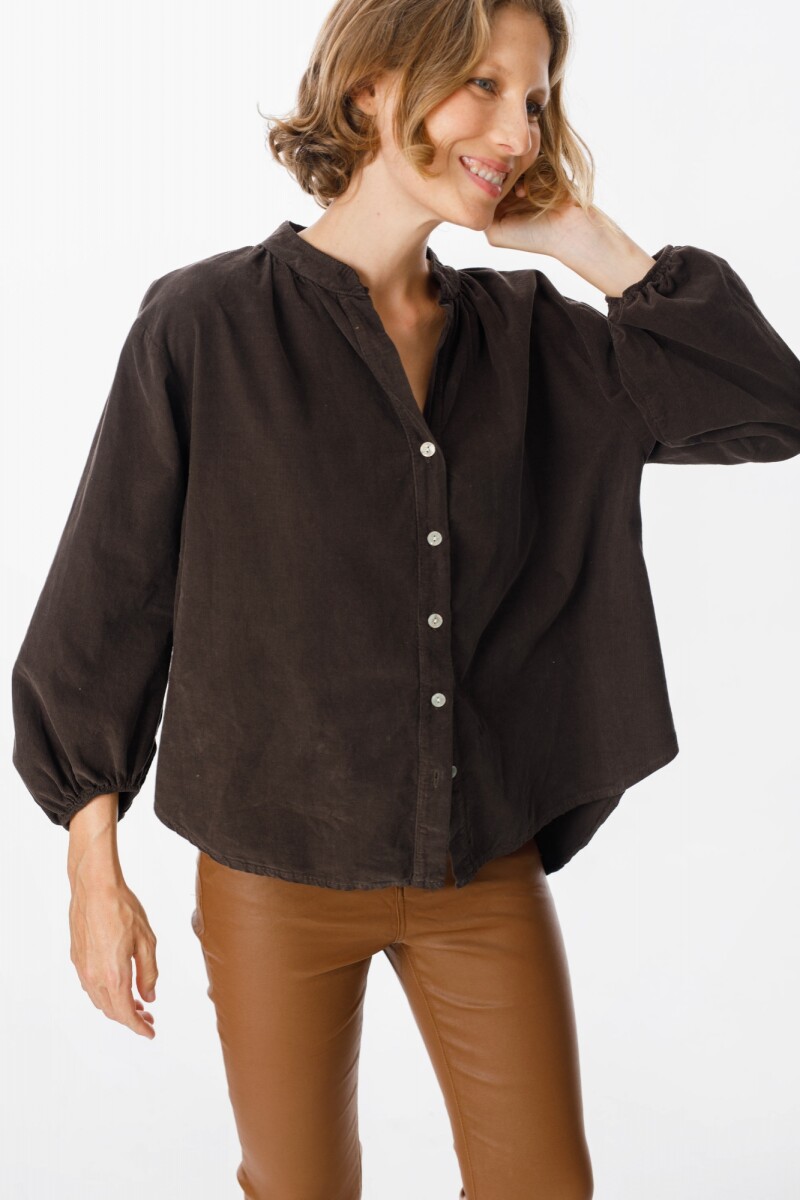 Camisa Poly Marron