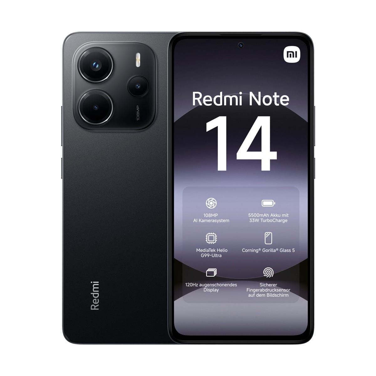 REDMI NOTE 14 5G MIDNIGHT BLACK 8GB 256GB 