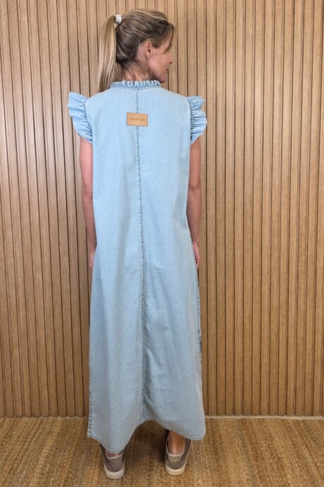 Vestido Malibu Denim Celeste