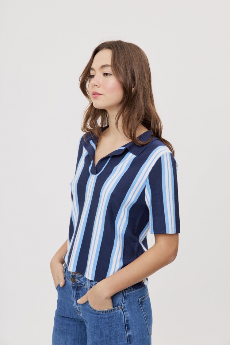 REMERA FEVORA Azul Marino