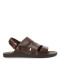 Sandalias de Hombre Freeway Casual Marrón Habana (Cuero Graso)