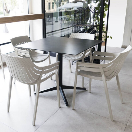 Silla Sillón Hilton Interior Exterior UV 150k Elegante Blanco