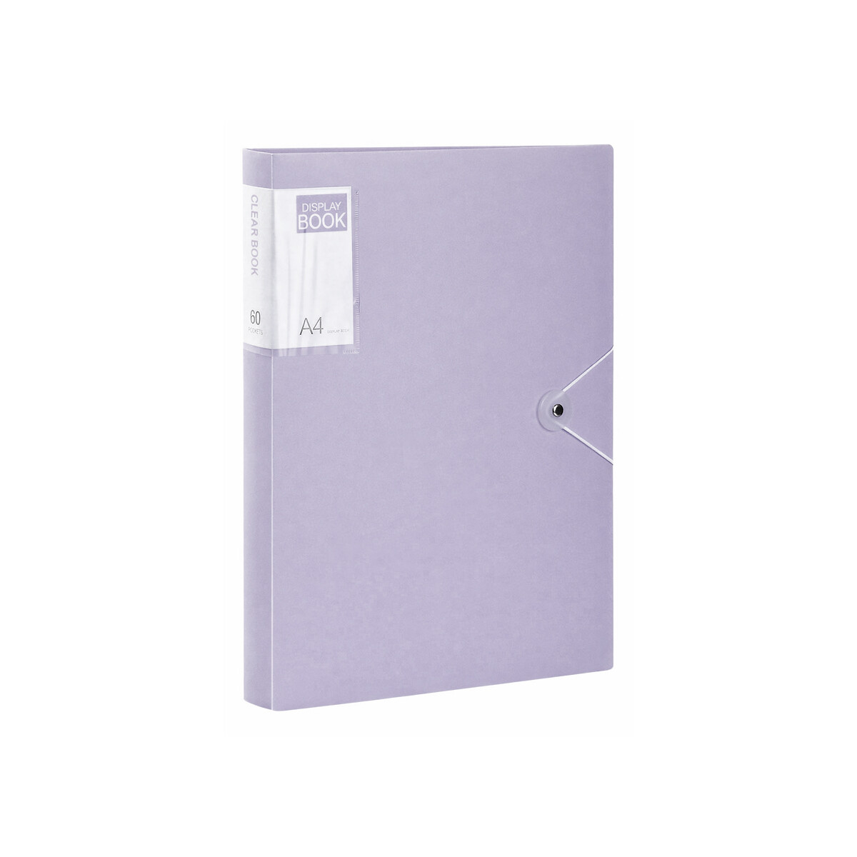 Carpeta A4 con 60 folios y elastico - Lila 