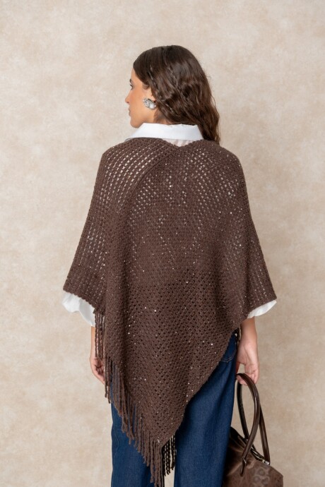 PONCHO HONOR Chocolate