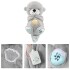 Peluche Nutria Bebé Respira Y Relaja Dormir Niño Tendencia Color Variante Blanco