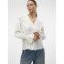 VMKAUSA FRILL LS TOP WVN GA SNOW WHITE