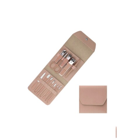 Set manicure 12 Piezas Rosa pastel