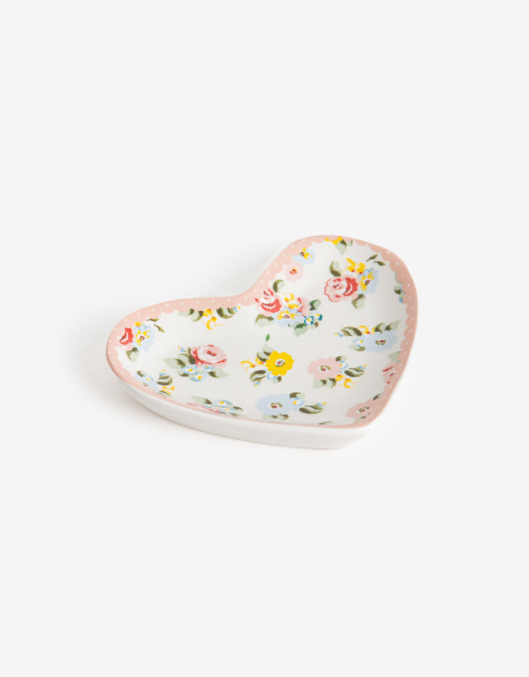 Rega Varios Bijoutero De Cerámica Corazon. - Combinacion Multicolor