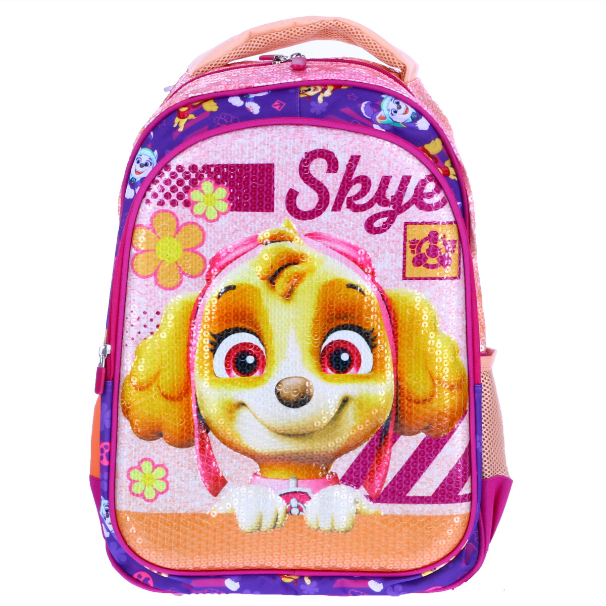 Mochila Paw Patrol Skye Disney - Coral/Rosa/Fucsia 