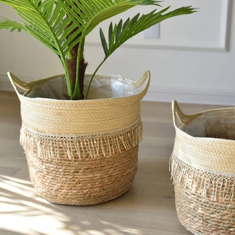 Canasto Seagrass 28 cm Beige
