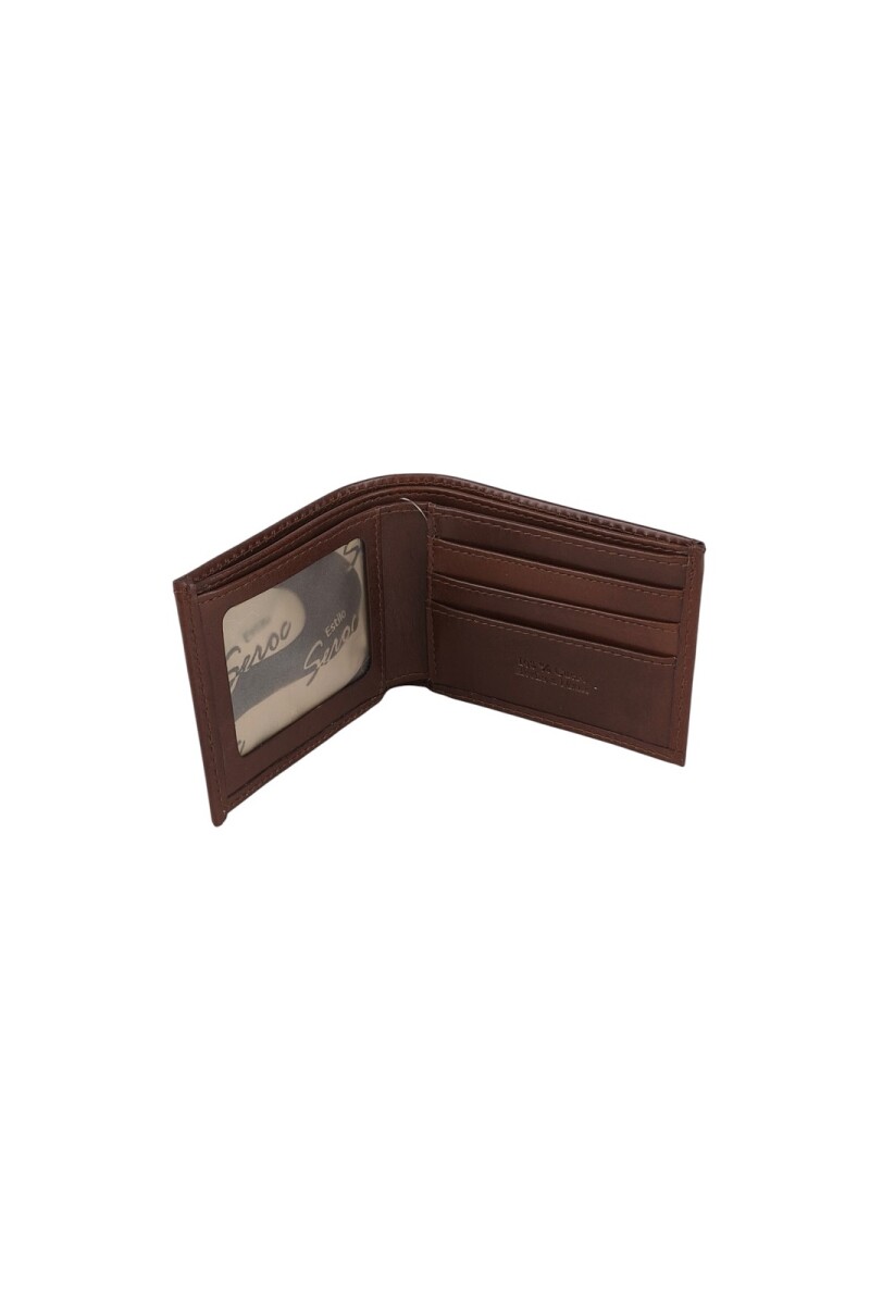 Billetera de cuero Marron