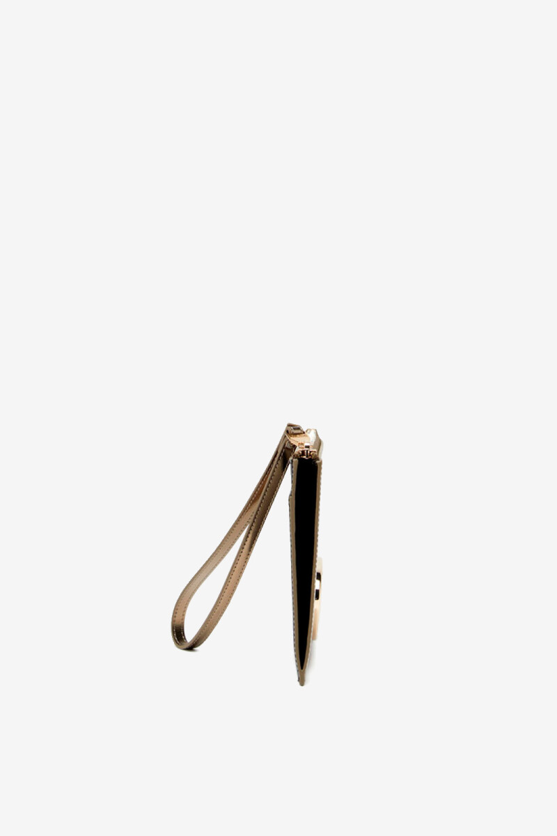 MONEDERO 1DR POUCH Dorado
