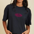 T-SHIRT ERIKA RUSTY Negro