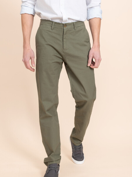 Pantalón chino Verde