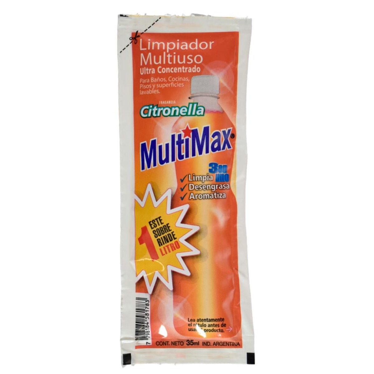 Limpiador multiuso concentrado Citronella MULTIMAX 35ml 