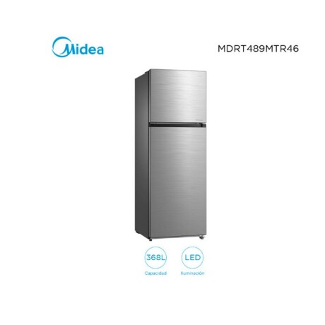 REFRIGERADOR MIDEA INVERTER, CON FREEZER FRIO SECO. 368 Lts. INOX REFRIGERADOR MIDEA INVERTER, CON FREEZER FRIO SECO. 368 Lts. INOX