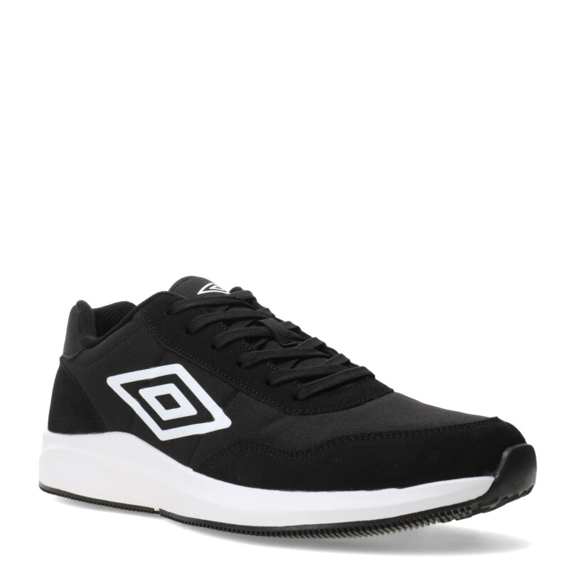 Championes de Hombre Umbro Volcan Negro - Blanco