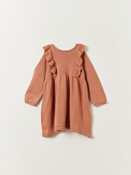 Vestido punto Tostado