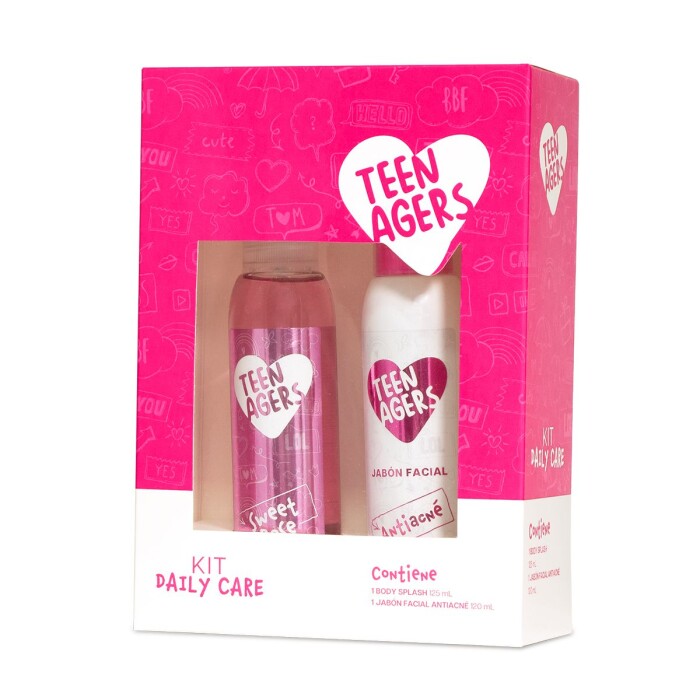 TEENAGERS KIT BODY SPLAS + JABON FACIAL única