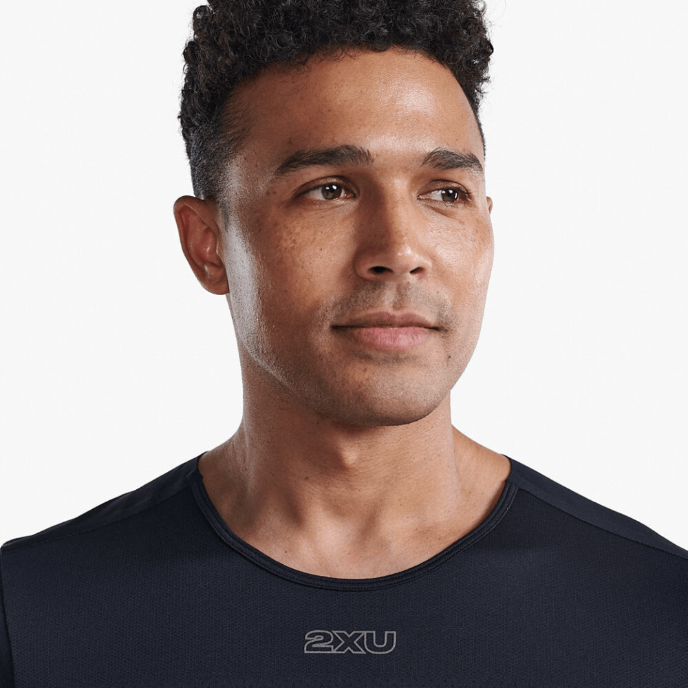 Light Speed Tech Tee - Hombre Black/black Reflective