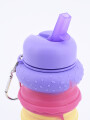 BOTELLA DE SILICONA MACARRONS LILA