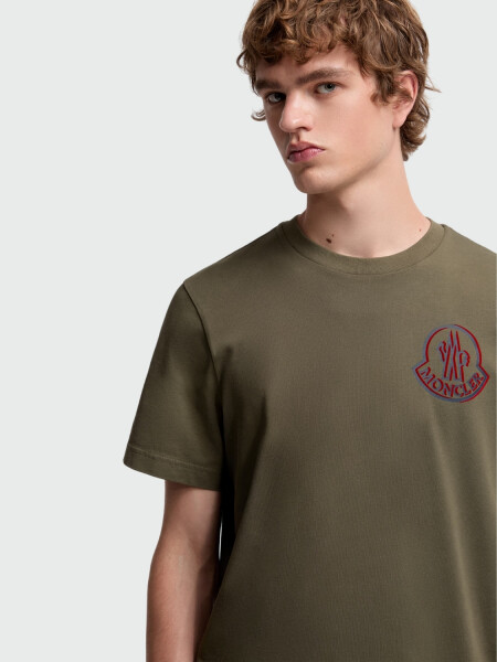 MONCLER - CAMISETA DE ALGODÓN CON LOGOTIPO 889