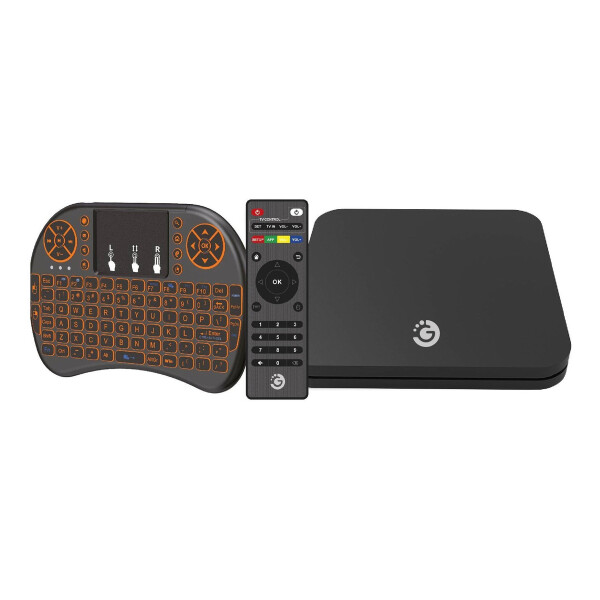 Combo Goldtech Tv Box Gbox Lite 4k Uhd Teclado Inalámbrico Combo Goldtech Tv Box Gbox Lite 4k Uhd Teclado Inalámbrico
