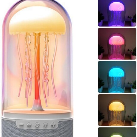 Lámpara Veladora Medusa Con Parlante Lámpara Veladora Medusa Con Parlante