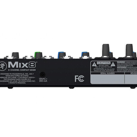 Consola de mezcla Mackie Mix8 compacta - 8 canales Consola de mezcla Mackie Mix8 compacta - 8 canales