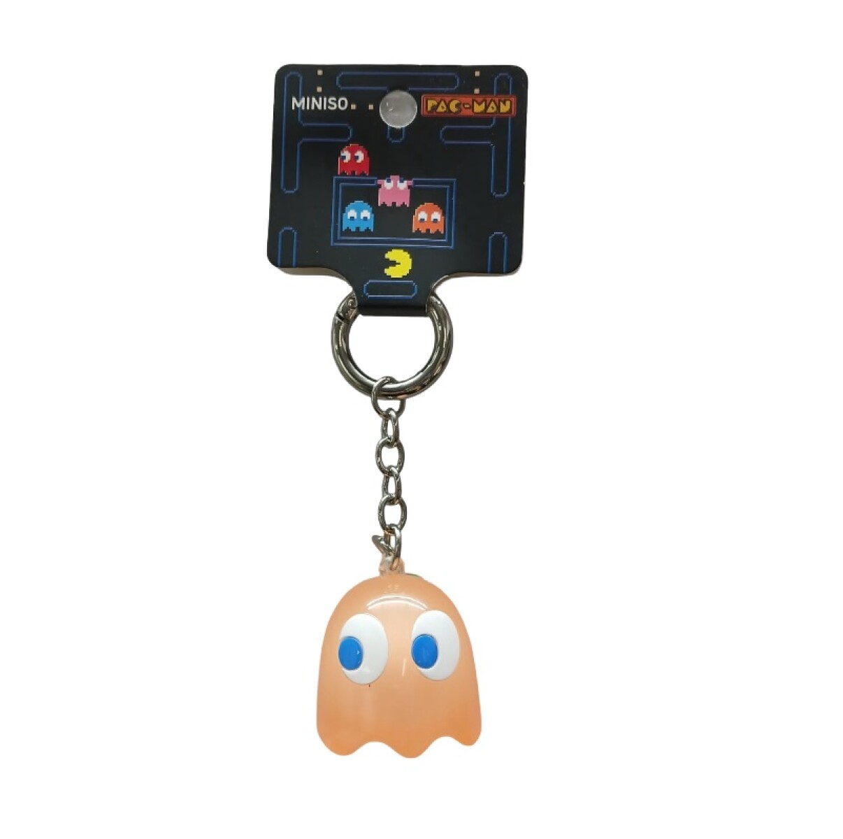Llavero PAC-MAN ghost - naranja 