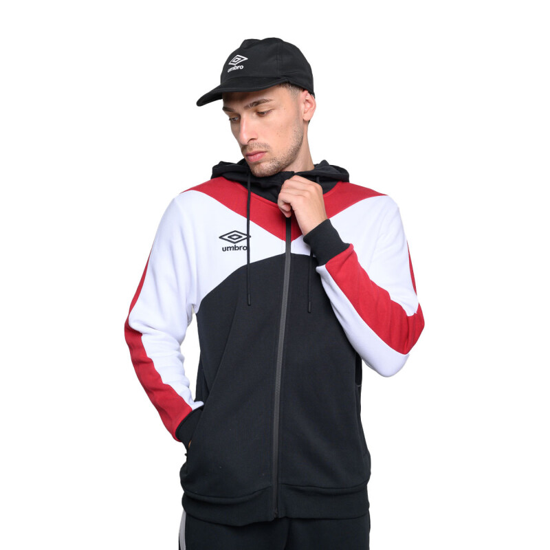 Campera de Hombre Umbro Crafted Negro - Bordo - Blanco