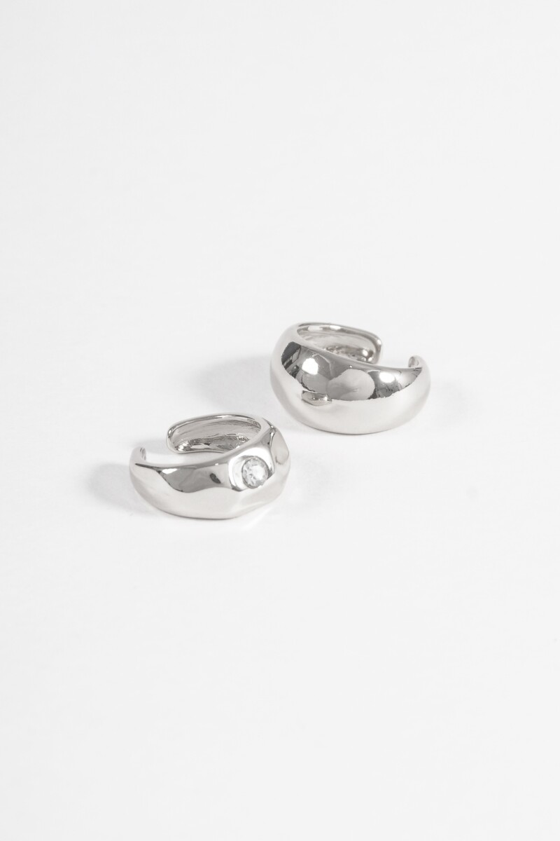Anillo pie bold plateado