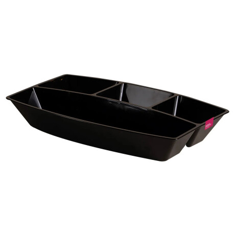 Copetinero Le Chef Rectangular con 4 Divisiones 36x23.5x6Cm Negro