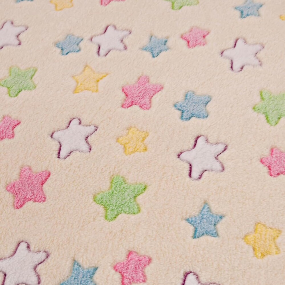 Frazada Luminosa 2.00x1.50m Fluorescente En La Oscuridad Beige
