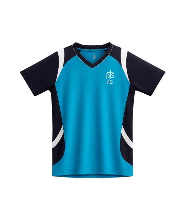 T-shirt Fútbol Colegio La Mennais Celeste
