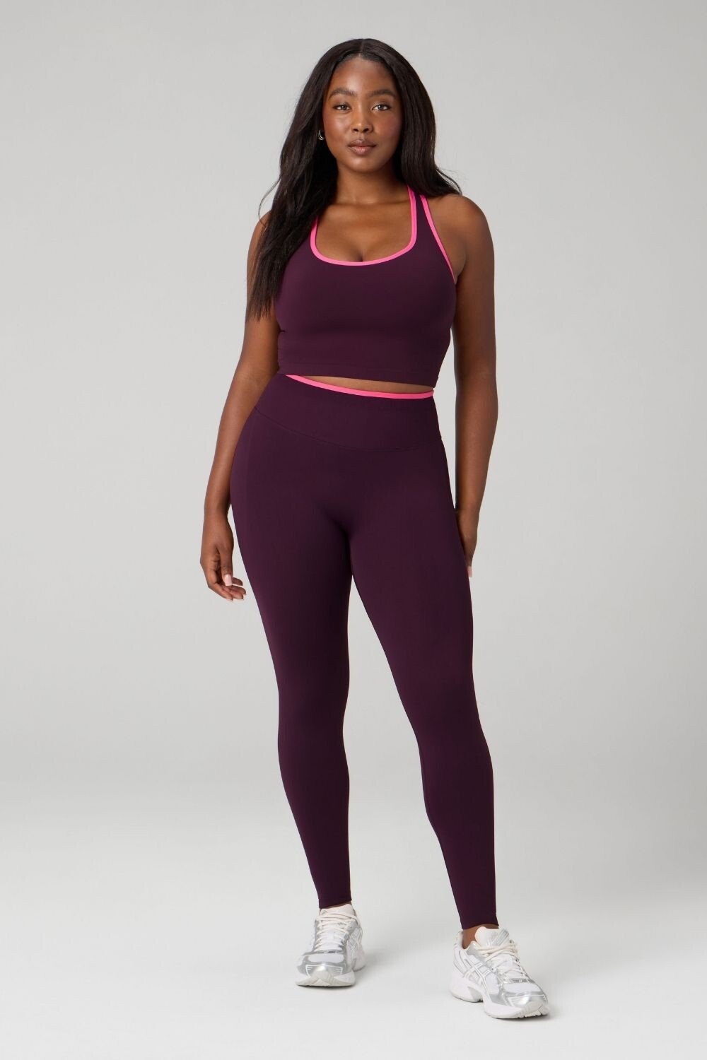 Bividi Seamless Built-In Bra Bividi Mujer Oxblood/Pink Crush