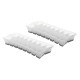 Set x2 cubetera flexible TRANSPARENTE