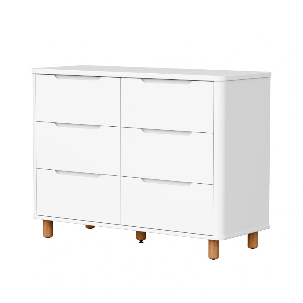 Cómoda 6 Cajones Infantil - Boom Blanco