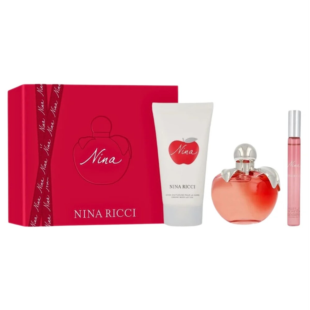 Nina Eau de Toilette 80ml+10ml edt roll-on + Body Lotion 75ml 