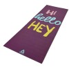 Colchoneta Yoga Mat 4mm Negra Reebok Violeta