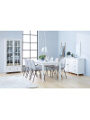 Vitrina NORDBY 2 puertas 1 cajón blanco Vitrina NORDBY 2 puertas 1 cajón blanco