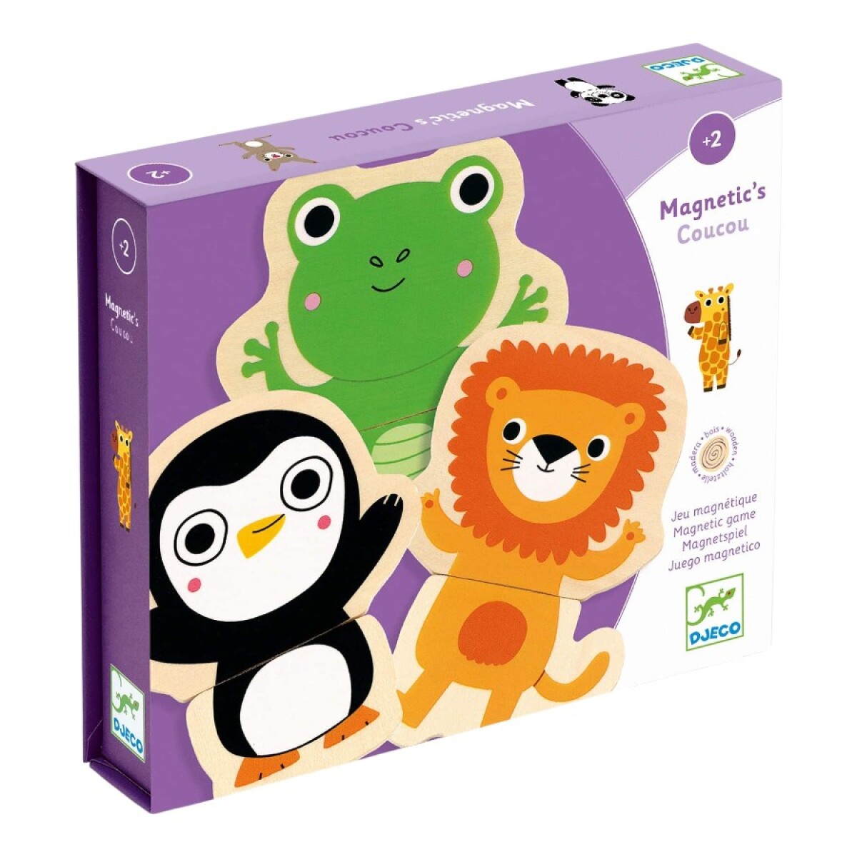 Puzzle Magnético Animales Coucou Djeco 