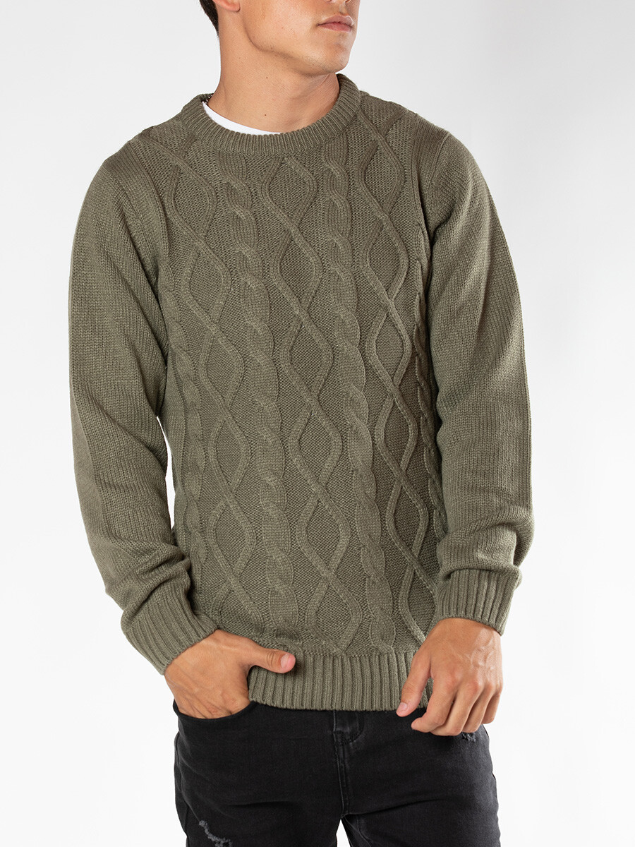 SWEATER LUCA RUSTY - Militar 