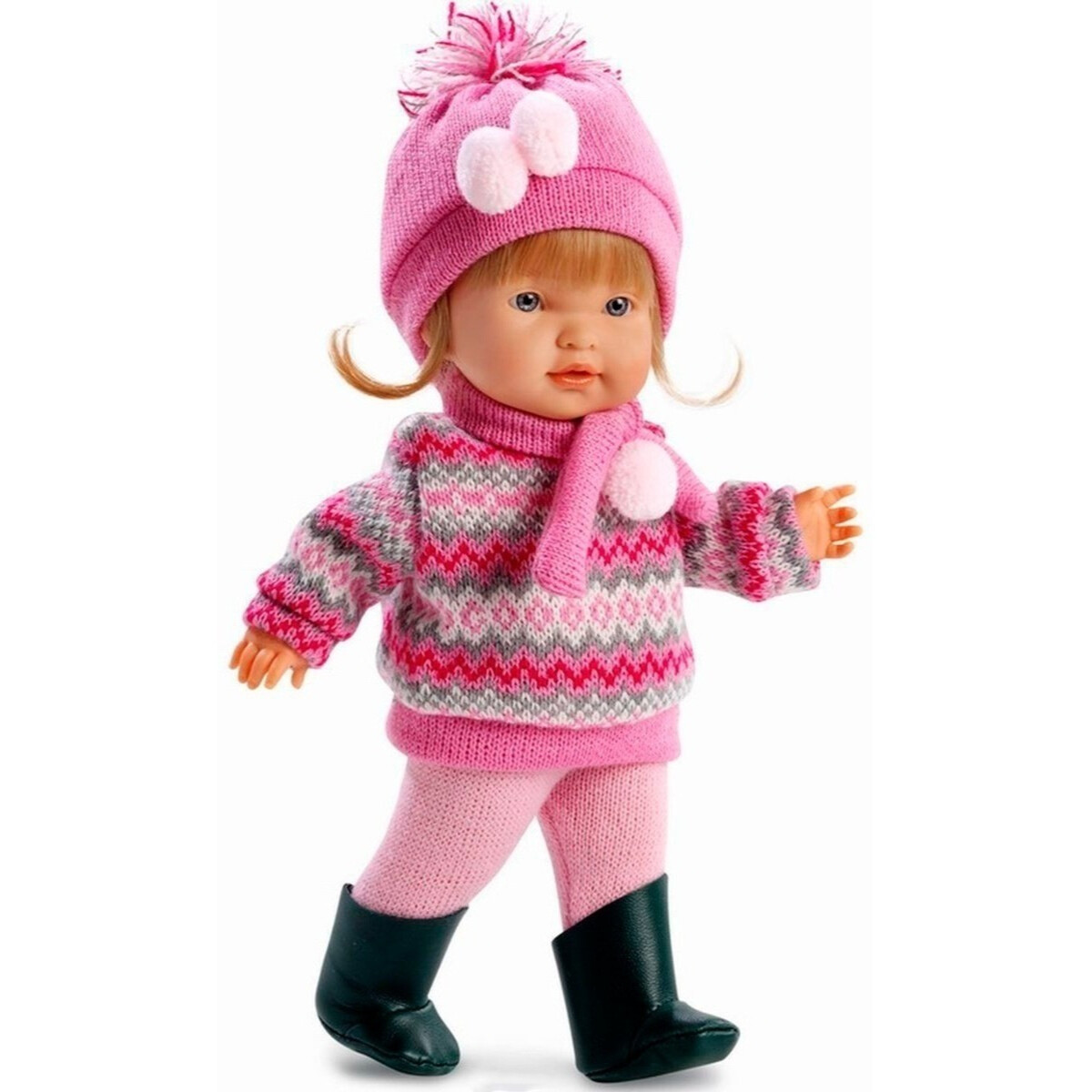 Muñeca Llorens Bebe Valeria Vestido Rosa Juguete Niña 