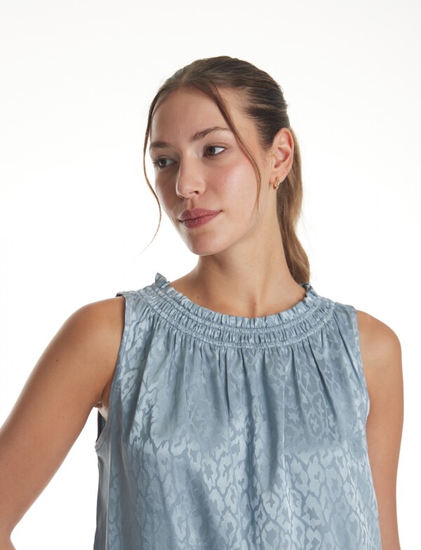 Blusa Satén CELESTE