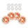 Set Ruedas Silicona Patín Rollers 72mm +8 Rulemanes 2