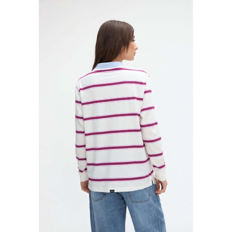 Remera polo Danica Off white
