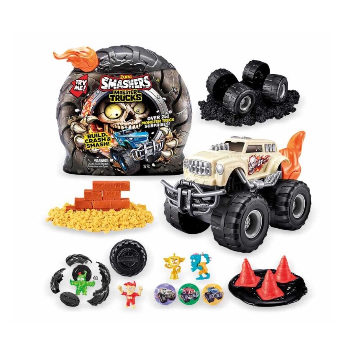 Smashers - Monster Truck Wheels + 20 Sorpresas 