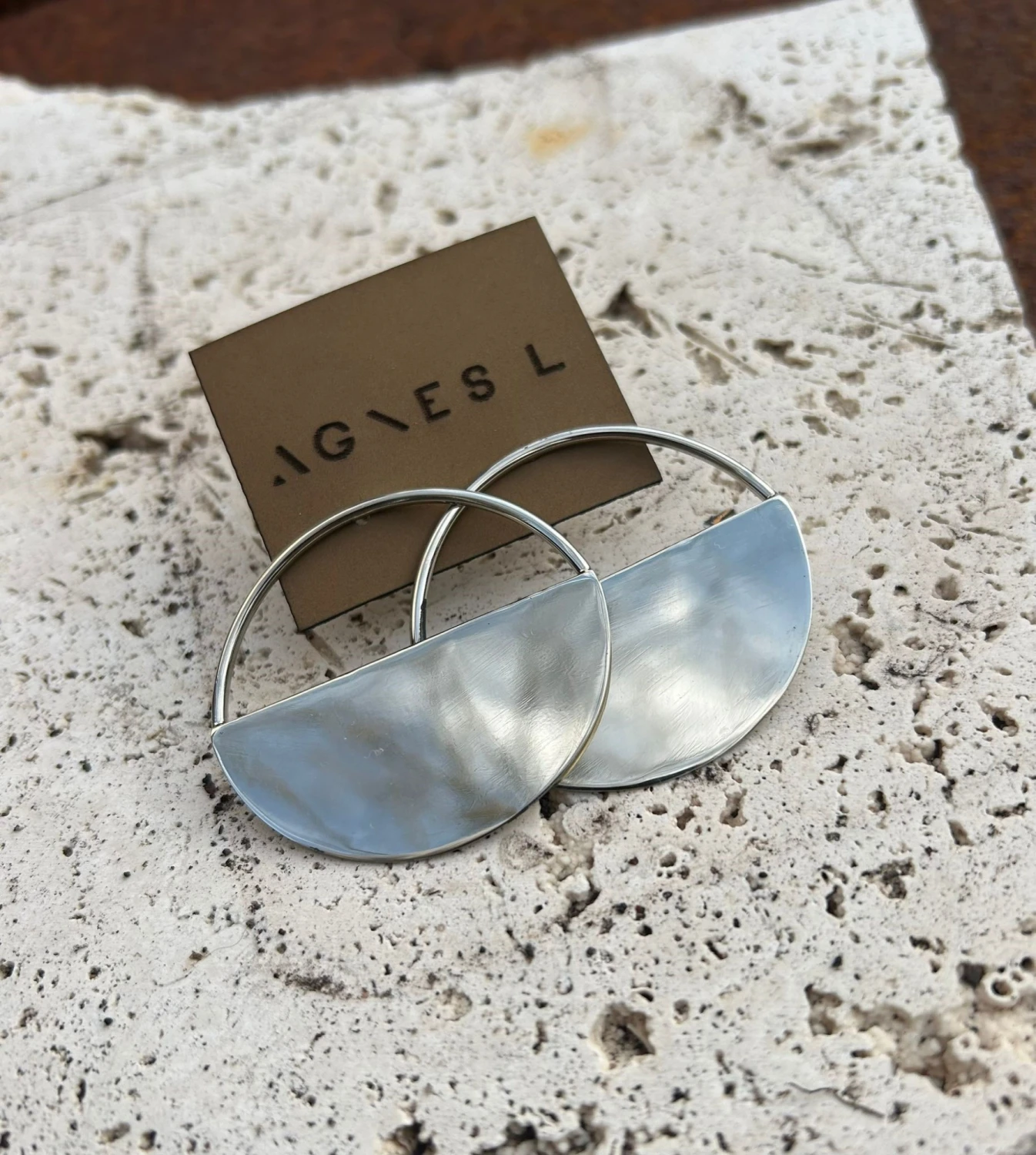 Medio Círculo Earrings